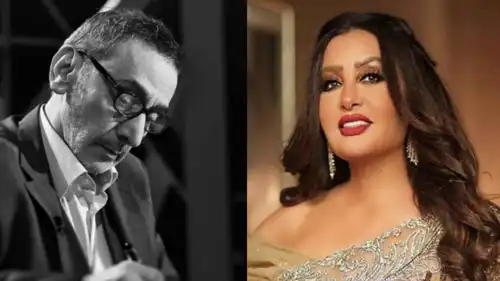 لطيفة التونسية مع الراحل زياد الرحباني