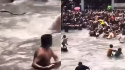 هروب جماعي من شلال في مسوري بعد هجوم الثعبان