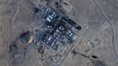 صورة اقمار صناعية لمنشأة نووية إيرانية