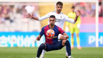 من مباراة ريال مدريد وبرشلونة في الكلاسيكو