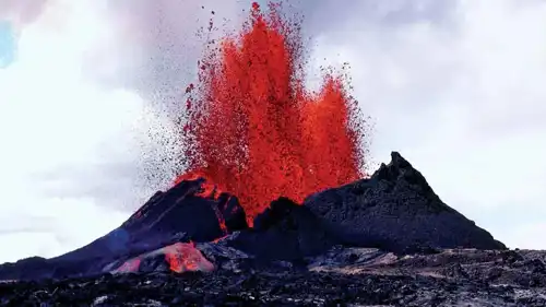 حمم بركانية من بركان هاواي 