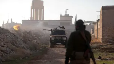 مقاتلون يطلقون النار على الجيش السوري من ريف حلب