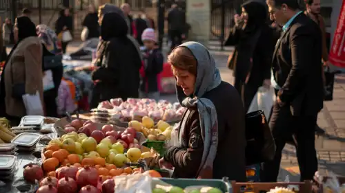 سوق في العاصمة الإيرانية طهران
