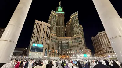 توافد الحجاج إلى مكة المكرمة 