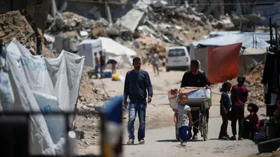 نازحون في غزة