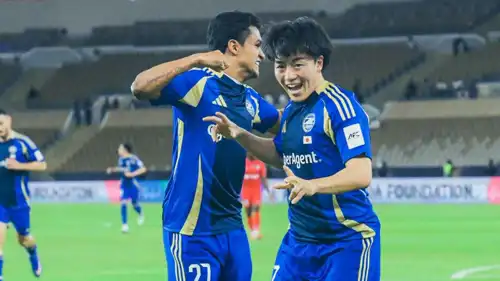 من مباراة شباب الأهلي وماتشيدا