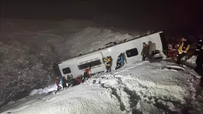 حافلة الركاب المنقلبة، تركيا 