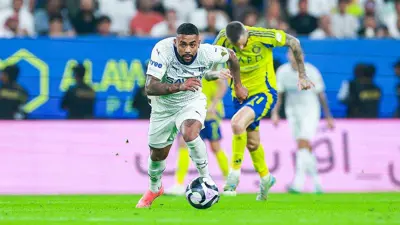 من مباراة النصر والهلال في دوري روشن