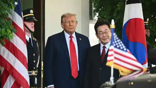 ترامب والرئيس الكوري الجنوبي لي جاي ميونغ