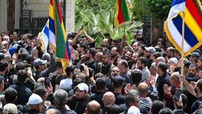 أفراد من الطائفة الدرزية في سوريا 