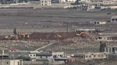 موقع بناء الجيش الإسرائيلي في القنيطرة