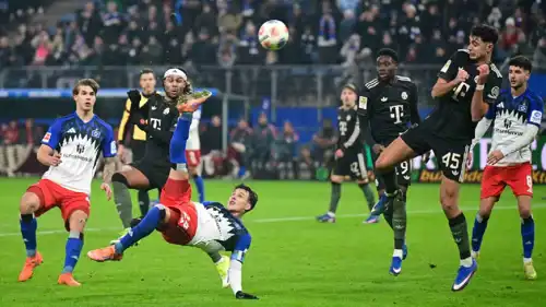 مباراة هامبورغ وبايرن ميونخ في الدوري الألماني