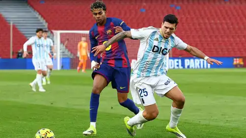 مباراة برشلونة وريال أوفييدو في الدوري الإسباني