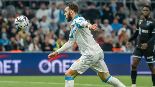 امين غويري سجل هدف مارسيليا أمام أوكسير