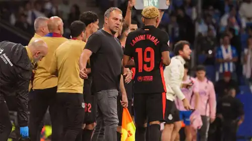 هانزي فليك ولامين يامال