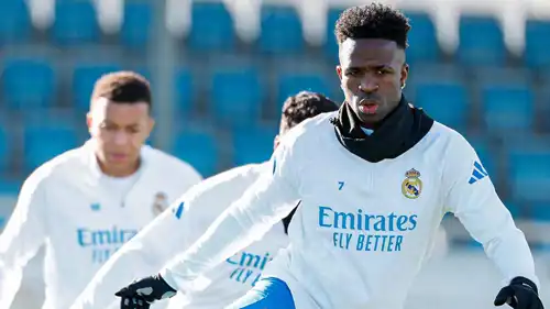 فينيسيوس في تدريب ريال مدريد