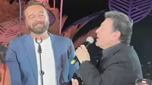 سامر المصري وهاني شاكر في حفلة غنائية