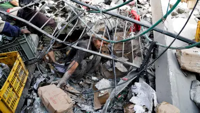 مشهد من غزة