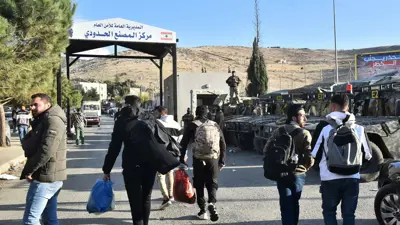 من الحدود اللبنانية السورية بعد سقوط الأسد