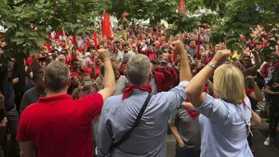 احتجاجات في بلجيكا