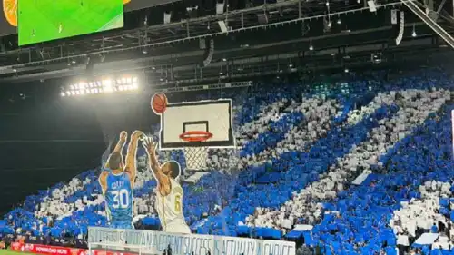 تيفو جماهير الهلال في مباراة الاتحاد