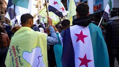 مظاهرة في القامشلي - سوريا