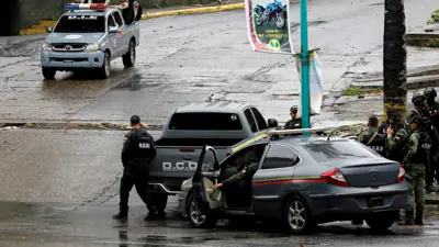 عناصر من الشرطة في فنزويلا