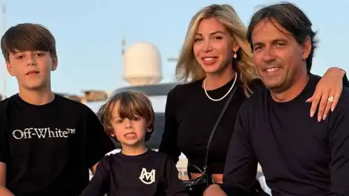 إنزاغي مدرب الهلال السعودي وعائلته