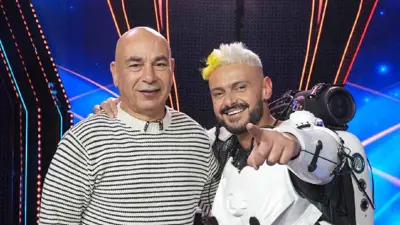 رامز جلال مع حسام حسن