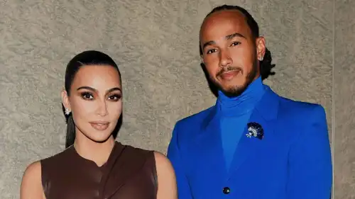 كيم كارداشيان ولويس هاميلون 