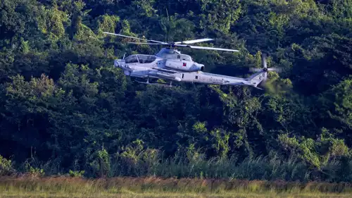 مروحية أمريكية تهبط بقاعدة في بورتوريكو