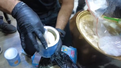 مادة الكريستال التي ضبطت