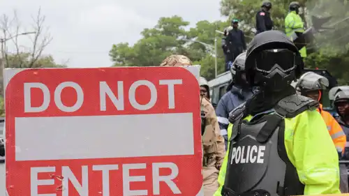 أفراد من شرطة ليبيريا