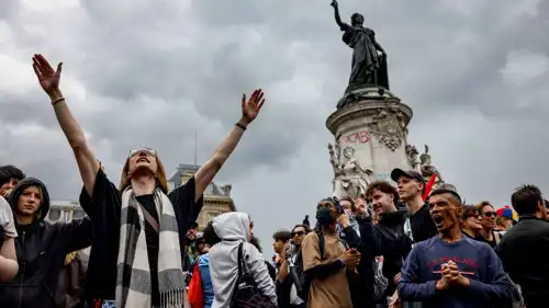 من احتجاجات "لنمنع كل شيء" في باريس