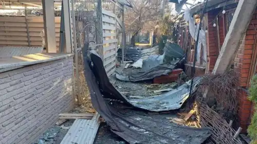 من موقع الهجوم في خيرسون 