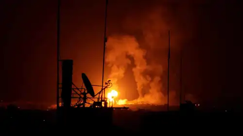 قصف إسرائيلي سابق على غزة