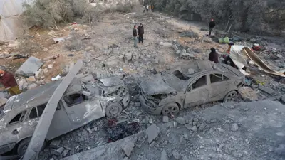 موقع غارة إسرائيلية على قطاع غزة