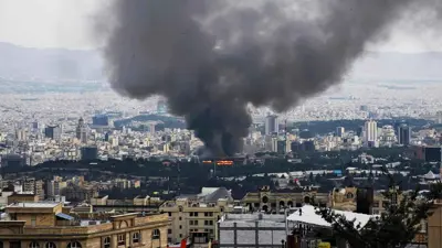 من القصف الإسرائيلي في طهران