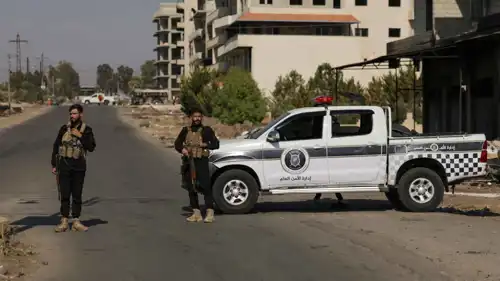 قوات من الأمن السوري في محيط السويداء