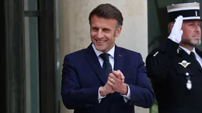 الرئيس الفرنسي إيمانويل ماكرون