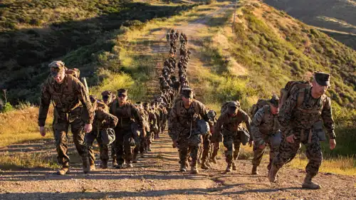 جنود من مشاة البحرية "المارينز" خلال تمرين عسكري