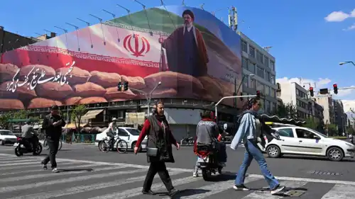 صورة لأحد شوارع طهران 