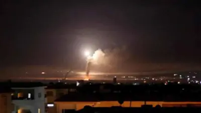 غارة إسرائيلية على القصير في حمص