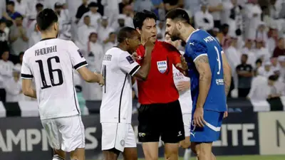 من مباراة الهلال والسد القطري بدوري أبطال آسيا