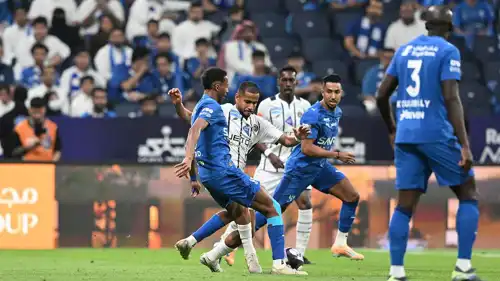 من مباراة الهلال والشباب في دوري روشن