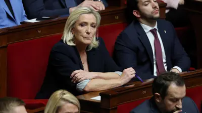 زعيمة اليمين الفرنسي مارين لوبان