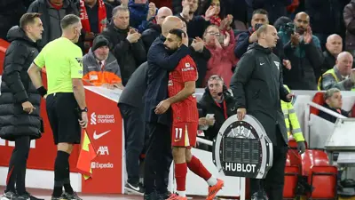 محمد صلاح وآرني سلوت