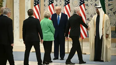 الرئيسان الإماراتي والأمريكي