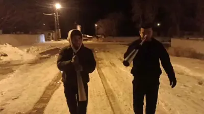 المسحراتي في قرية "كارا دينزلي" 