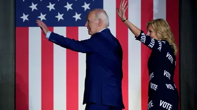 الرئيس الأمريكي جو بايدن وزوجته جيل 